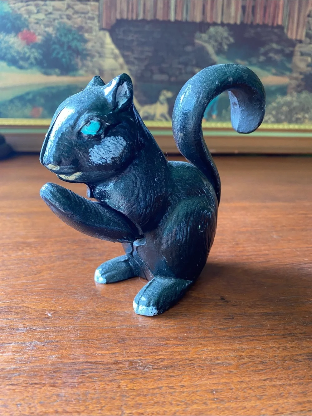 Vintage Cast Iron Squirrel Nutcracker